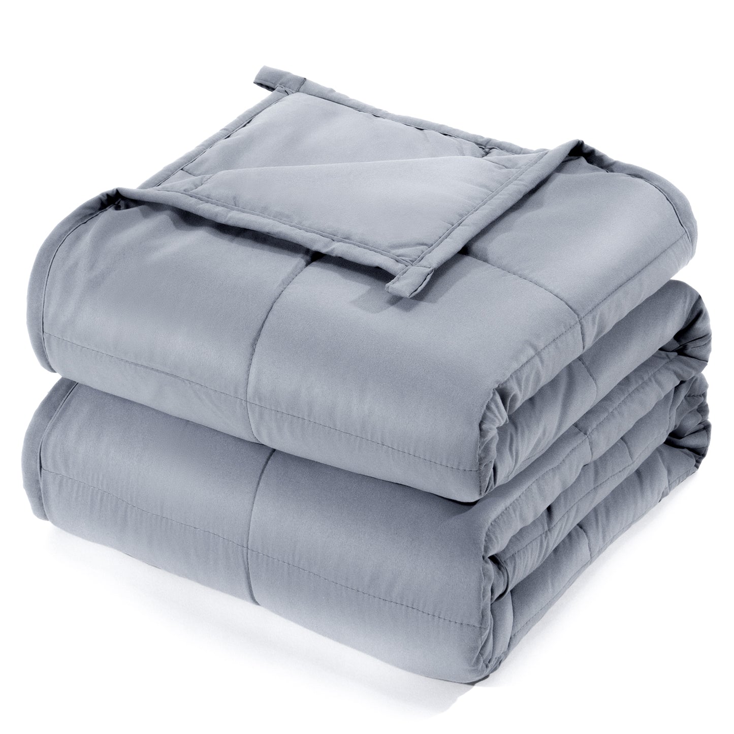 Breathable All-Season Weighted Blanket for Adults - Grey